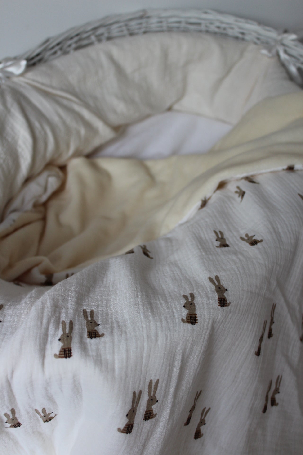 Couverture personnalisée sans broderie (plusieurs choix de tissus)