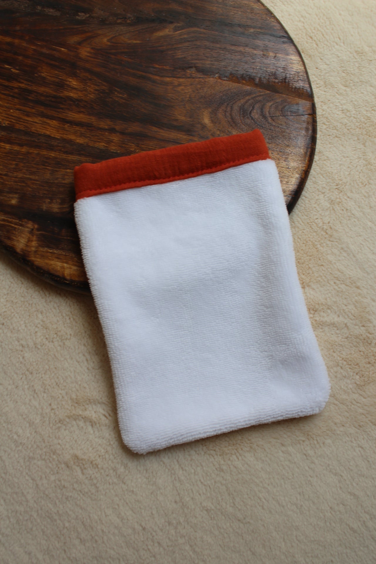 Gant lavable rouille