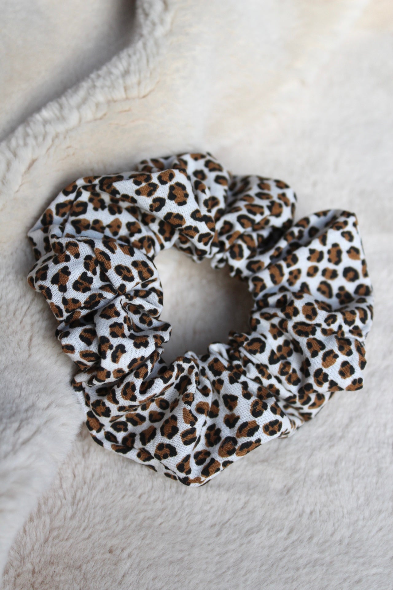 Chouchou adulte léopard