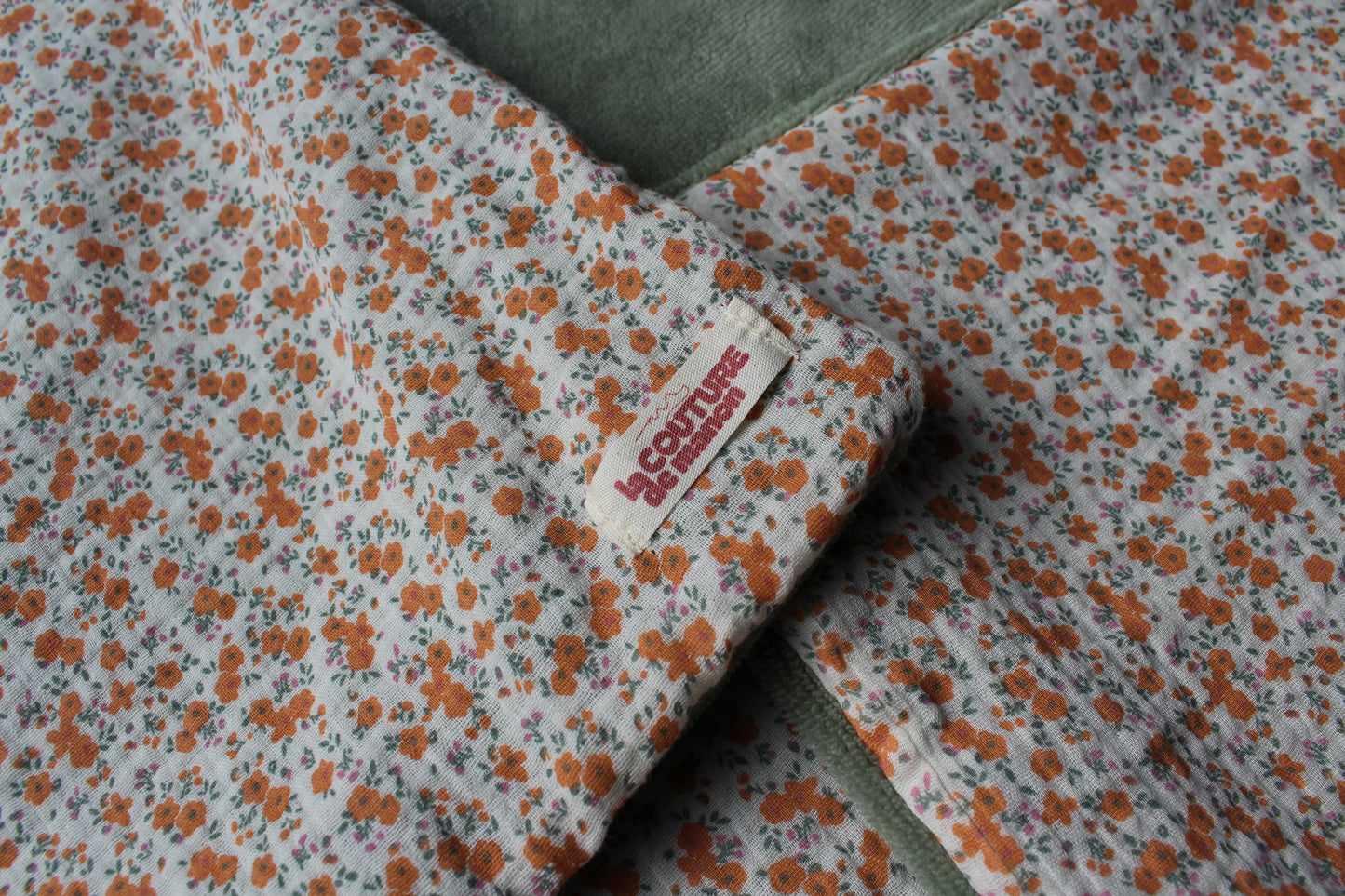 Cape de bain printemps sans broderie