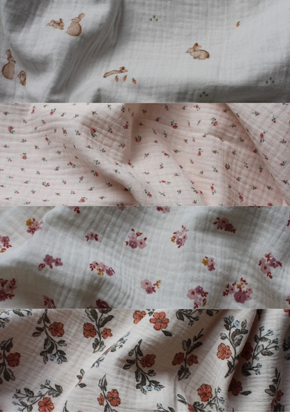 Cape de bain brodée