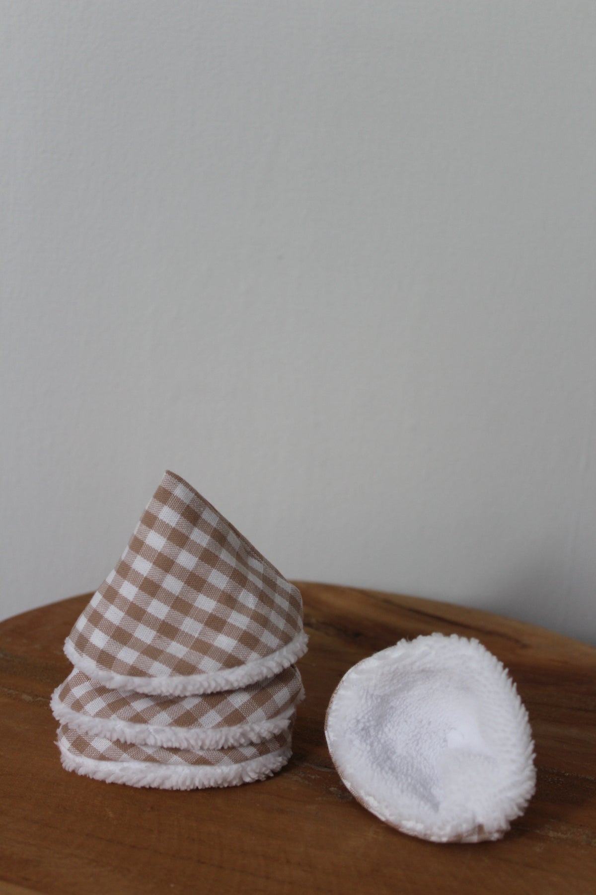 Lot de 4 tipis à pipi vichy beige