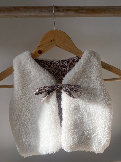 Gilet sans manches réversible enfant AVA