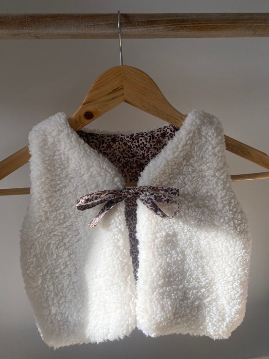 Gilet sans manches réversible enfant AVA