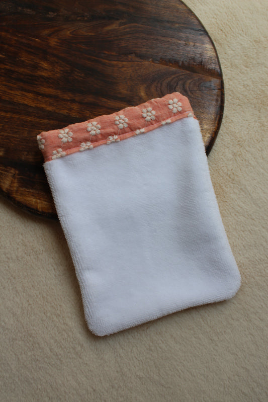 Gant lavable rose