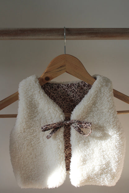 Gilet sans manches réversible enfant AVA