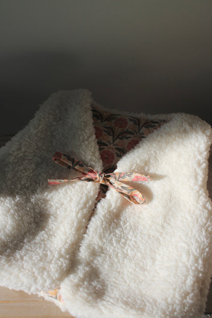 Gilet sans manches réversible enfant LILA