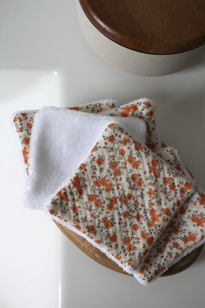 Lot de 5 cotons lavables printemps