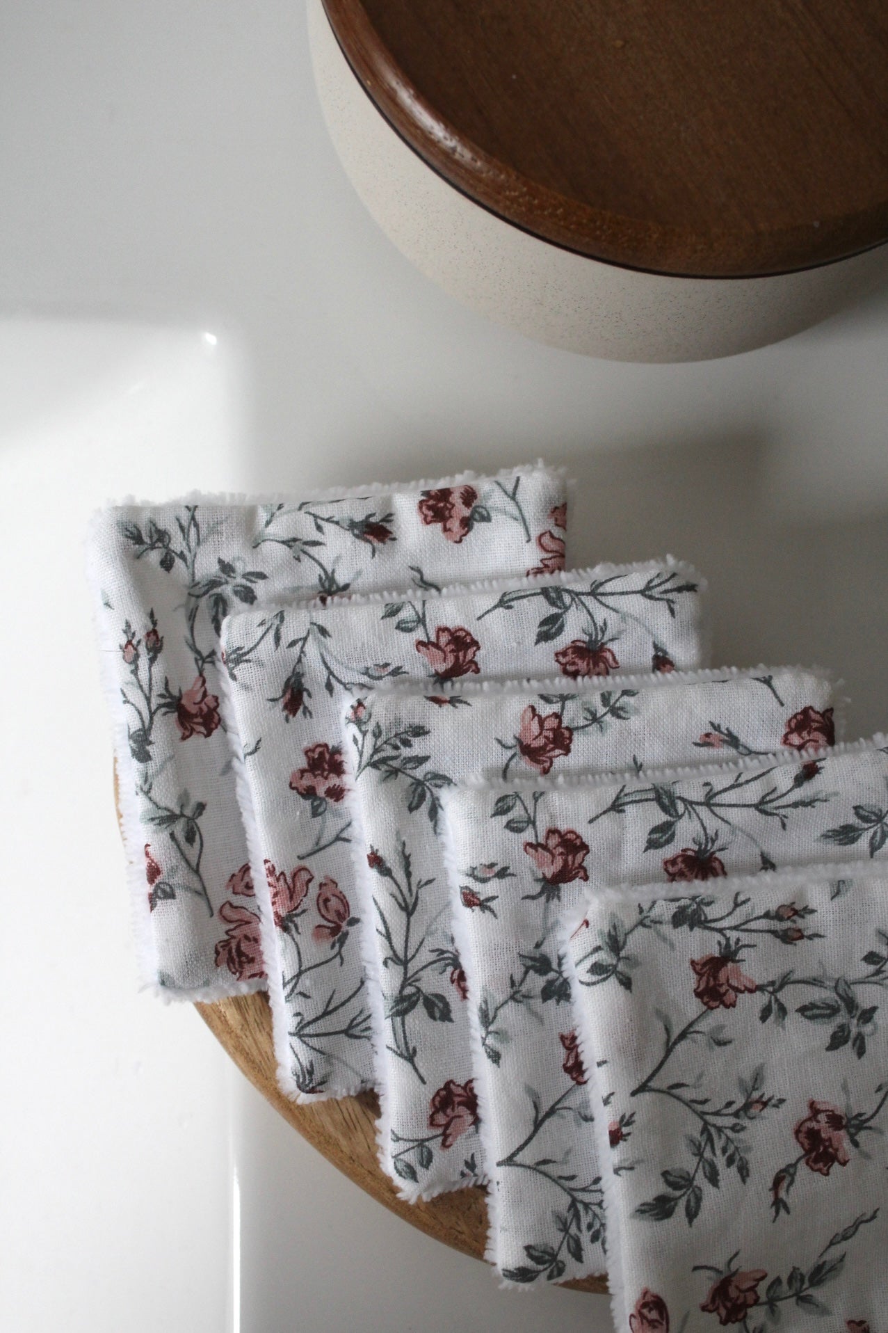 Lot de 5 cotons lavables douceur