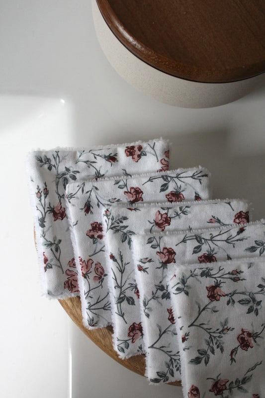 Lot de 5 cotons lavables douceur