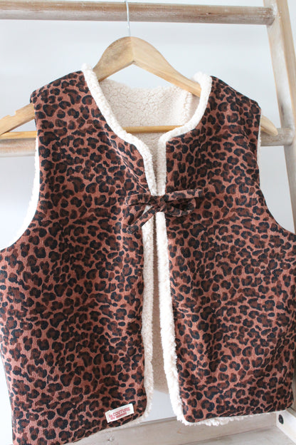 Gilet sans manches réversibles écru adulte