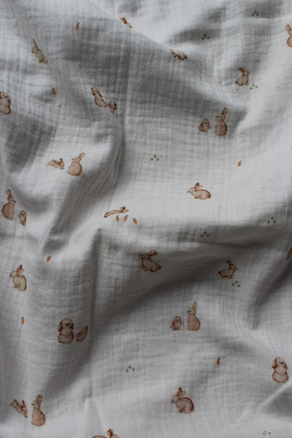 Cape de bain brodée