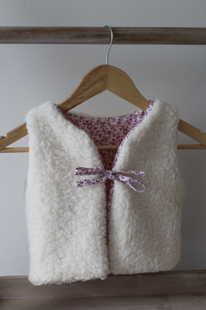 Gilet sans manches réversible enfant JEANNE