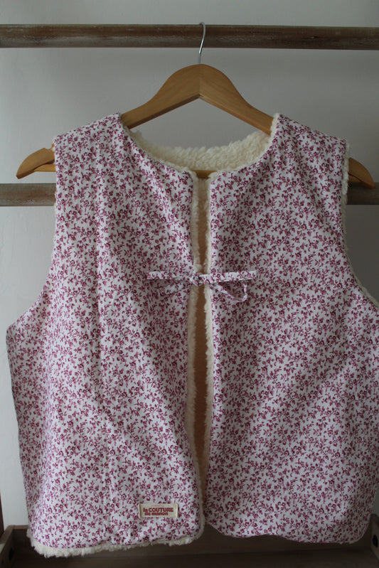 Le DUO de gilets beige matchy maman/enfant