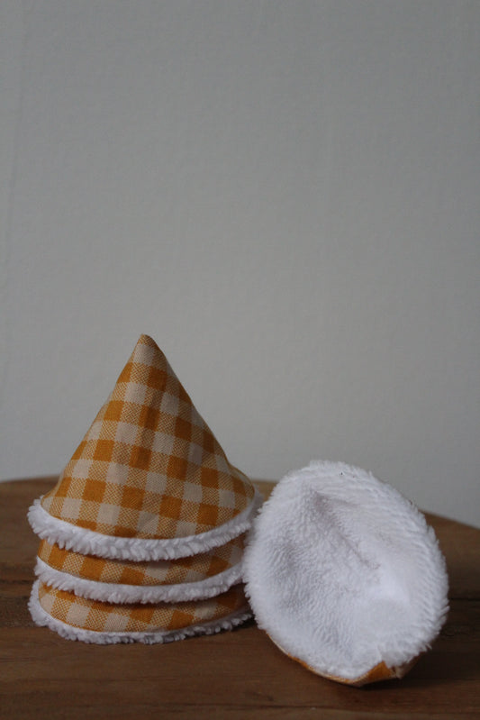 Lot de 4 tipis à pipi vichy orange