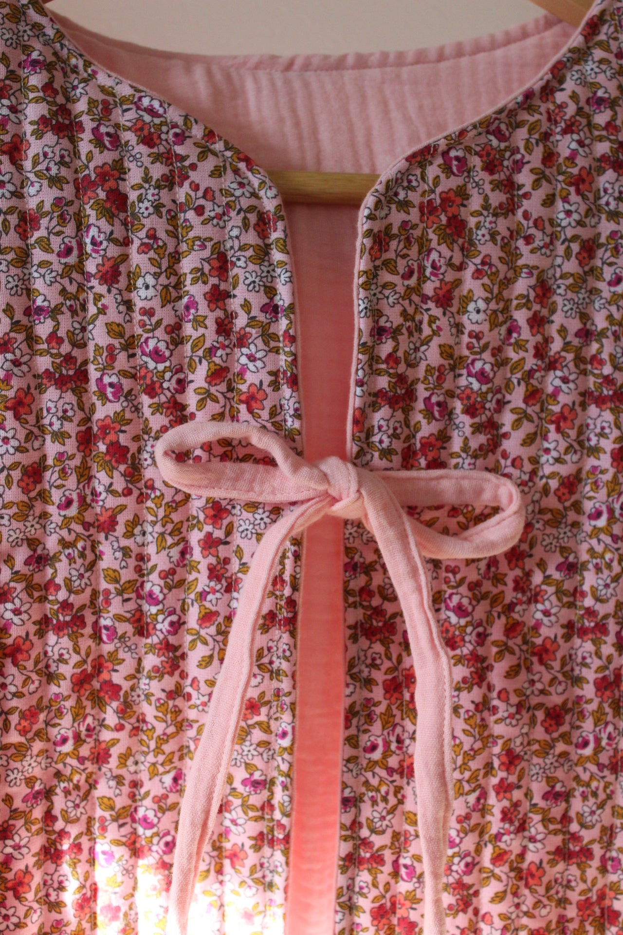 Gilet réversible enfant ROSE