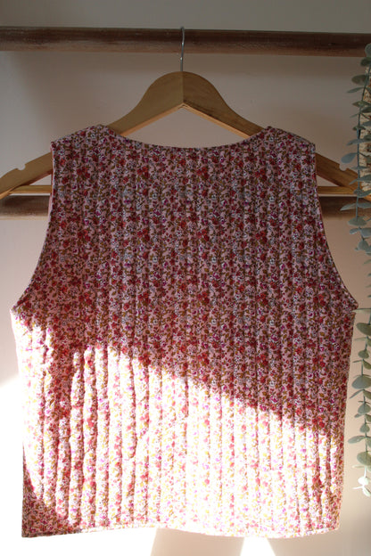 Gilet réversible enfant ROSE