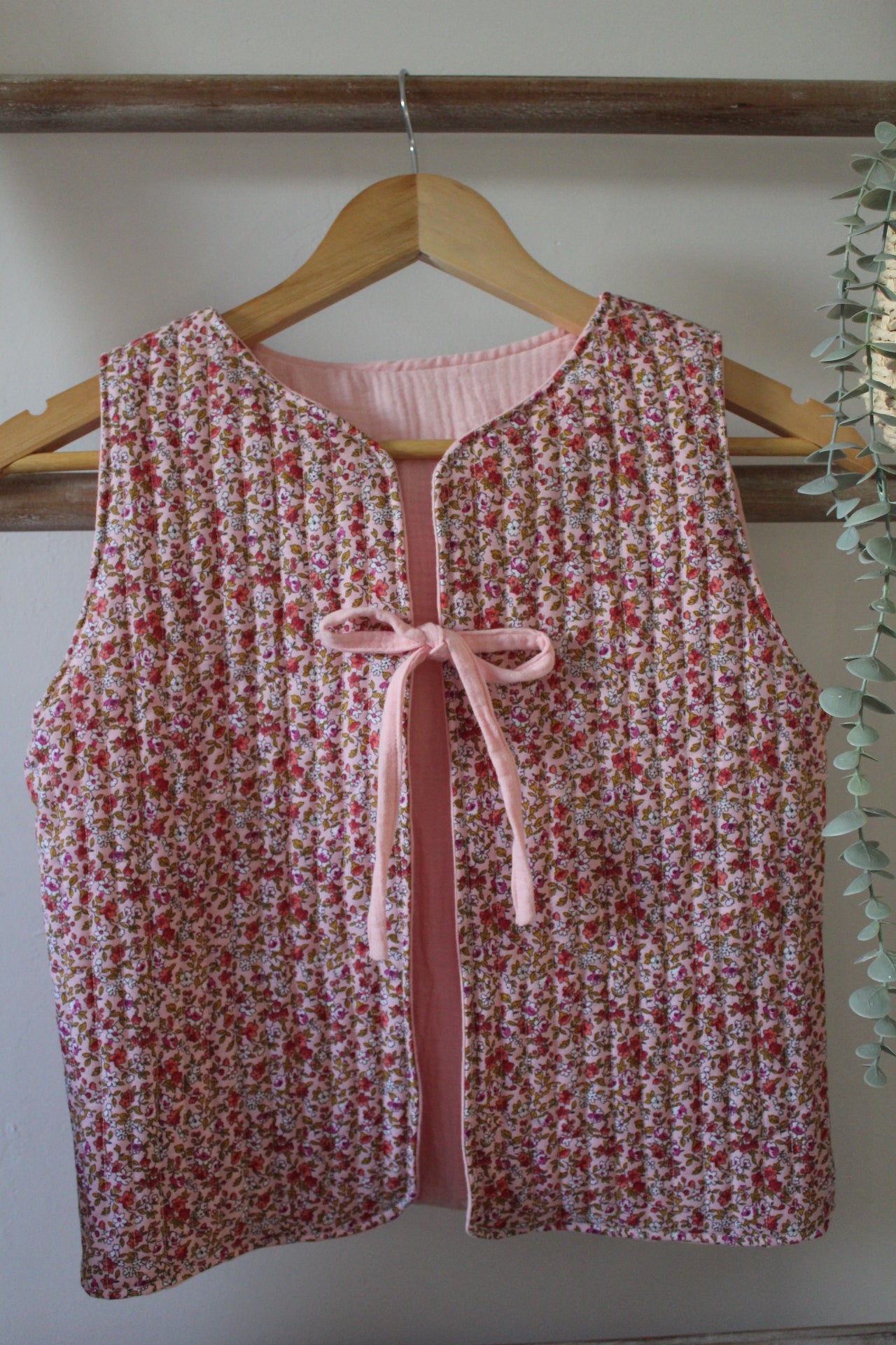Gilet réversible enfant ROSE