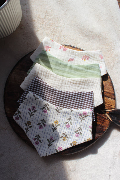 Bavoir bandana à personnaliser (choix des tissus)