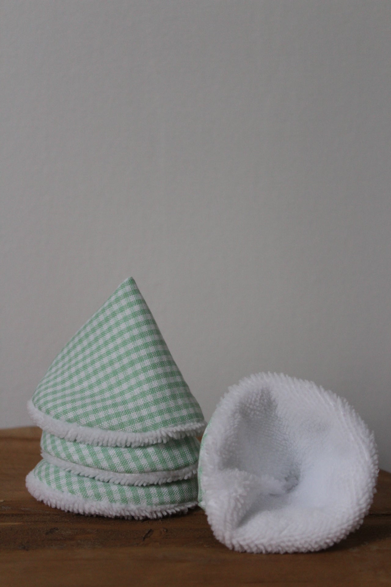 Lot de 4 tipis à pipi vichy vert
