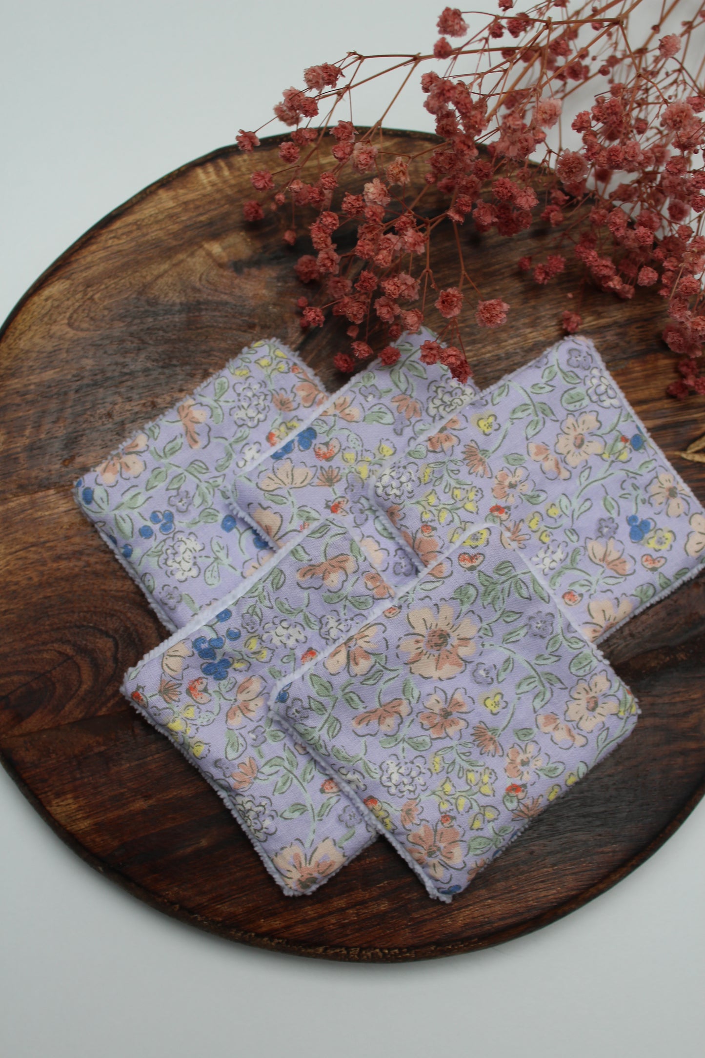 Lot de 5 cotons lavables aquarelle