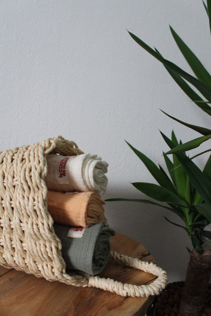 Lot de 3 langes unis