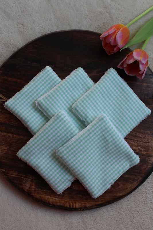 Lot de 5 cotons lavables petit bou